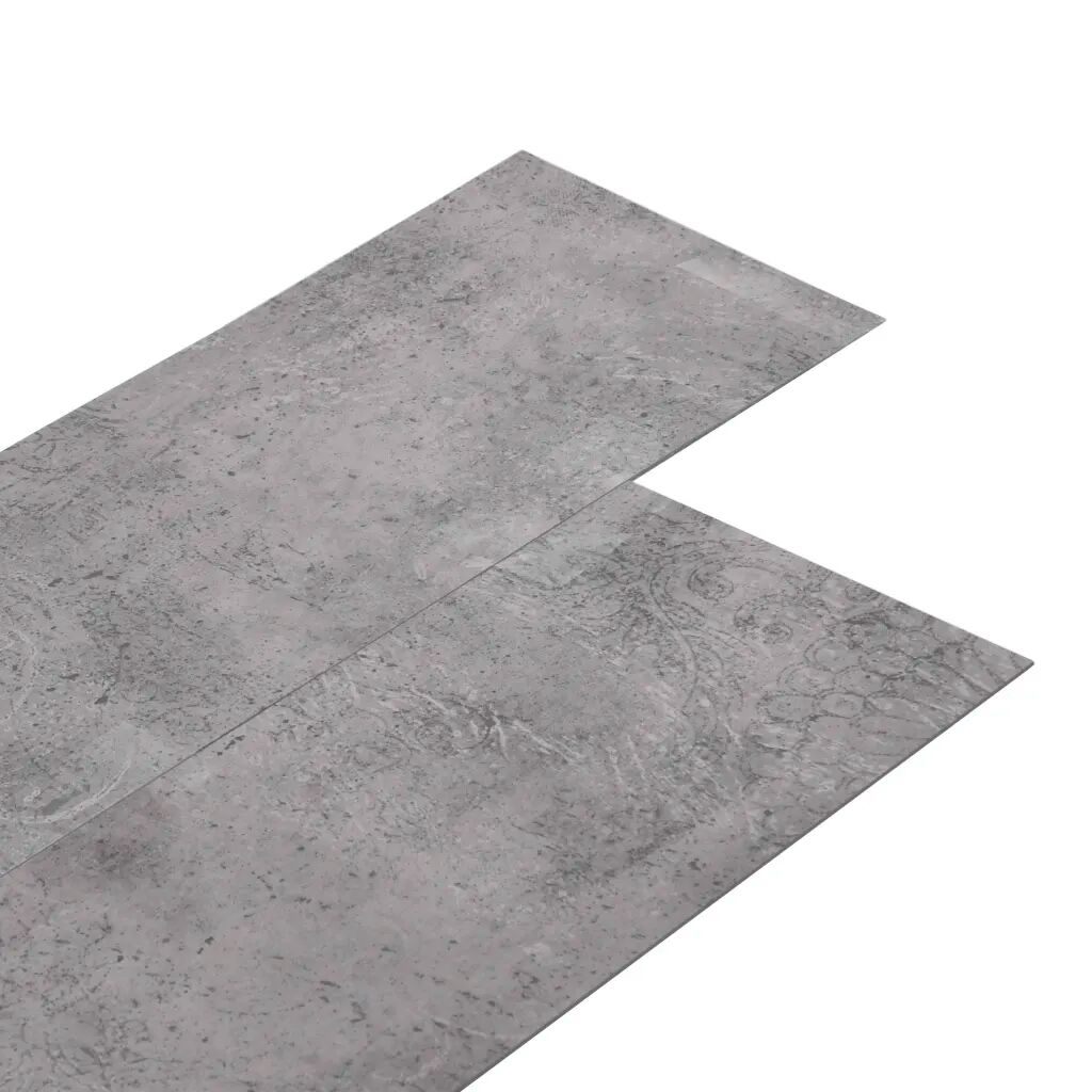vidaXL Vloerplanken zelfklevend 4,46 m² 3 mm PVC cementbruin