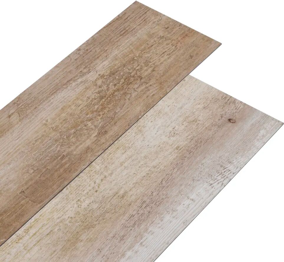 vidaXL Vloerplanken zelfklevend 5,02 m² 2 mm PVC woodwash