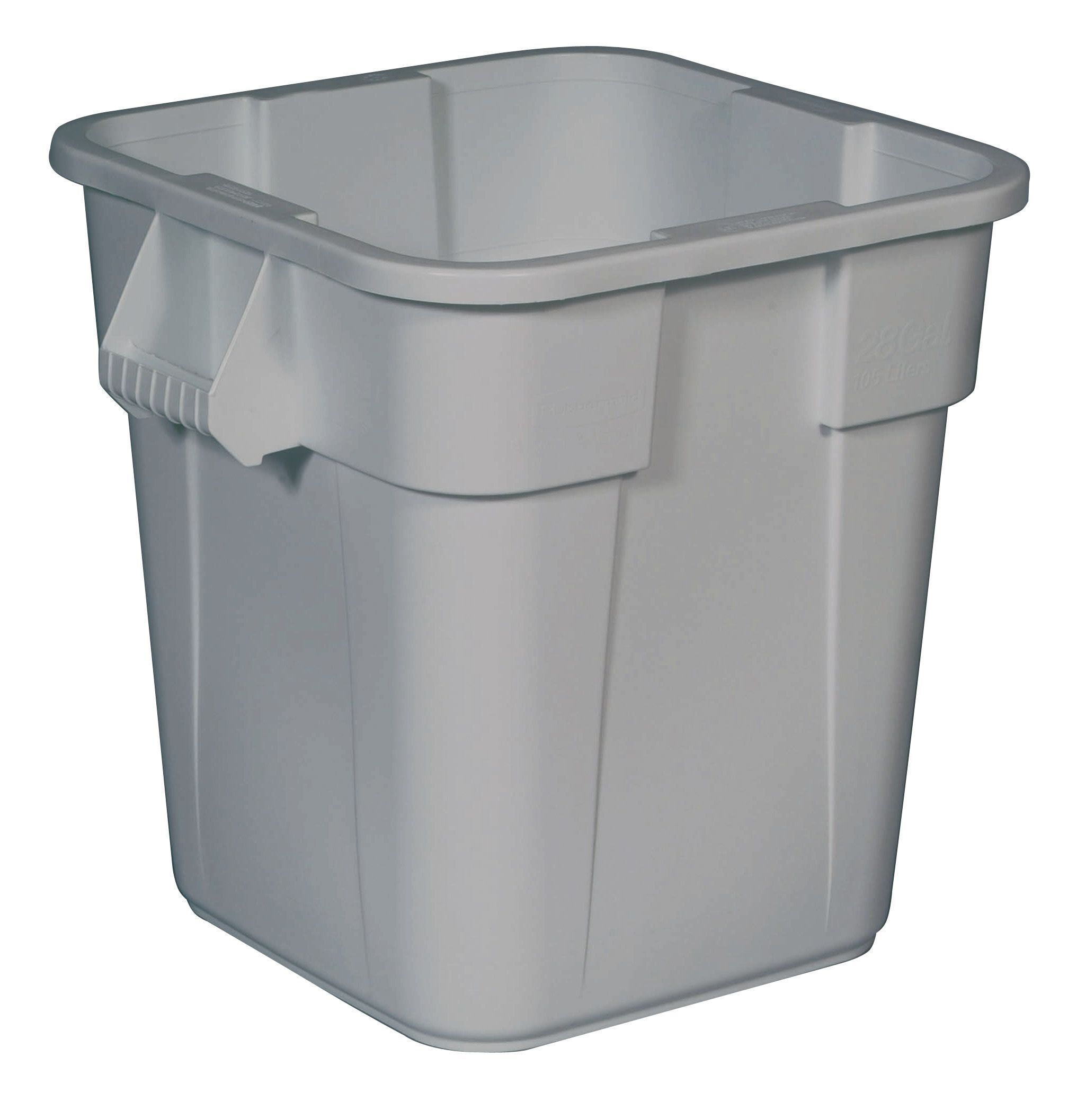 Rubbermaid Vierkante Brute container 106 ltr, Rubbermaid, model: VB 003526, grijs