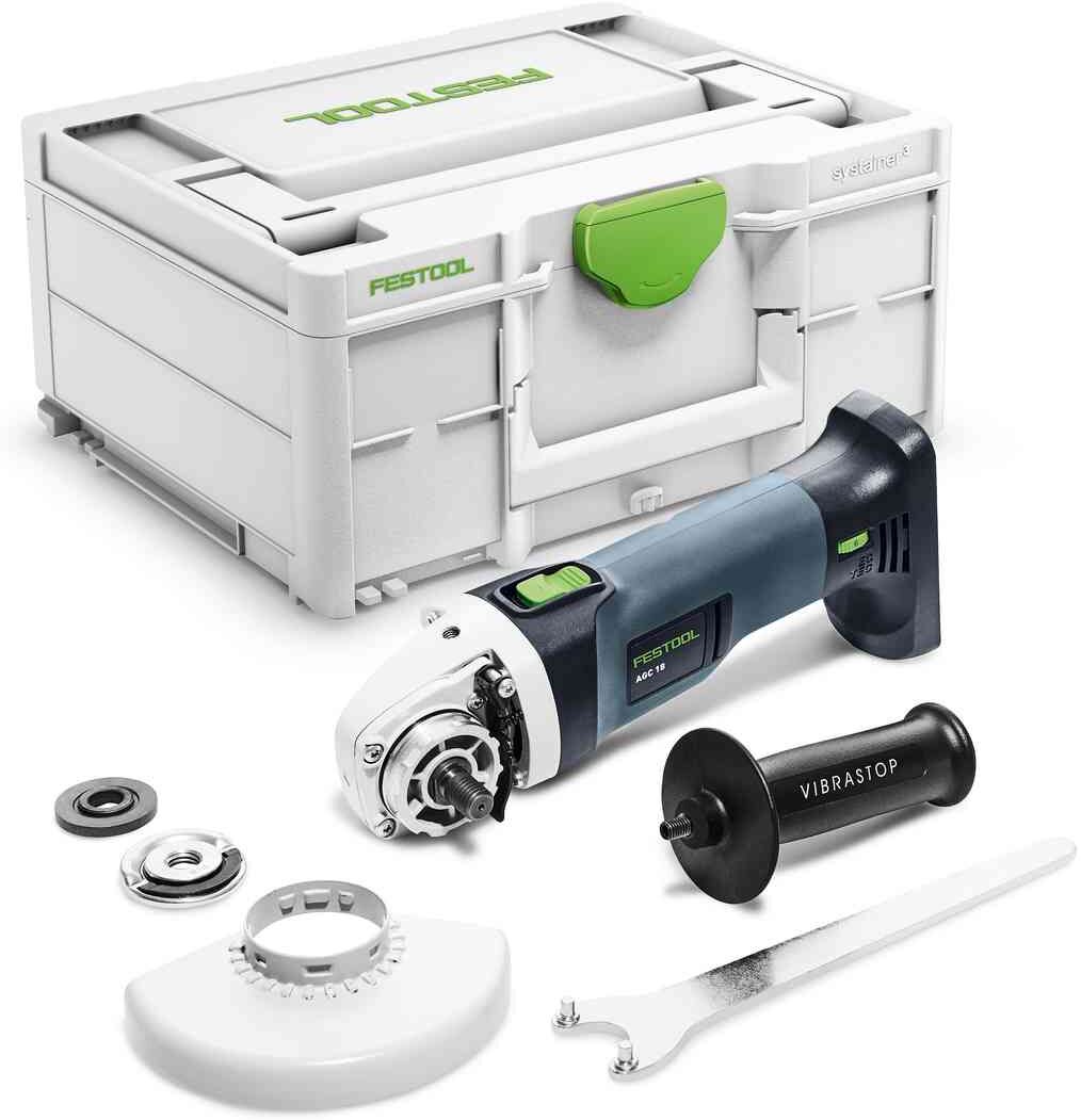 Festool 576825 AGC 18-125 Li EB-Basic Accu Haakse Slijper 18V excl. accu's en lader