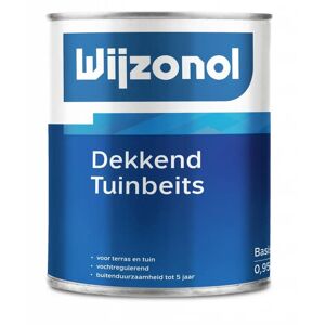 Wijzonol Dekkend Tuinbeits 1 Liter 100% Wit