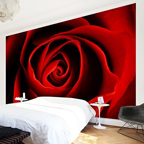 Apalis 94692 vliesbehang bloemenbehang Lieflijke roze fotobehang breed, vliesfotobehang wandbehang HxB: 190 x 288 cm rood