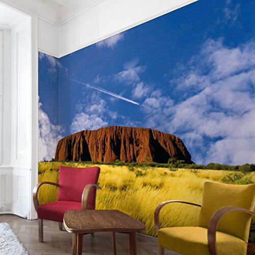 Apalis 95042 vliesbehang Uluru fotobehang breed, vliesfotobehang wandbehang HxB: 320 x 480 cm blauw