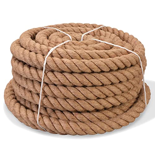 RAUGAJ Hardware Accessoires, Ketting, Draad & Touw, Touwen & Hardware Kabel, Touw 100% Jute 30 mm 50 m