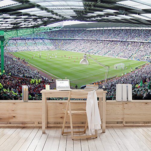 Apalis 94923 kinderbehang vliesbehang voetbalstadion fotobehang breed, vliesfotobehang wandbehang HxB: 190 x 288 cm multicolor