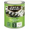 Cetabever Dekkende Tuinhout Beits Zuiver Wit Ral 9010 0,75 Liter