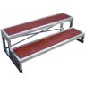 ZCBYBT Beweegbare podiumladder Koor podium opvouwbare stand Toespraak podiumaccessoires,Anti slip style a,2F