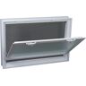 Fuchs Design Ventilatieraam (579x387x80 mm) Wit in plaats van 6 glasblokken afmeting 19x19x8 cm met vliegenhor