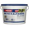 ADLER Mineraalverf witte, geurneutrale silicaatverf voor binnen 14 kg zonder oplosmiddelen, weekmakers en conserveringsmiddelen