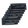 Fzzuzdlap Vloerregisterfilters voor registers 10,5 cm x 25,5 cm, ventilatiescherm gaas (vloerregister niet inbegrepen) 8 stuks