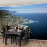 Apalis 94557 vliesbehang Cape Town fotobehang breed, vliesfotobehang wandbehang HxB: 225 x 336 cm blauw