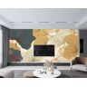 ManFototapete Chinese Stijl Ginkgo Bladkleur Muurschildering Decoratieve Poster Woonkamer Slaapkamer Gang Modern Muur Decor 450(W) X315(H) Cm