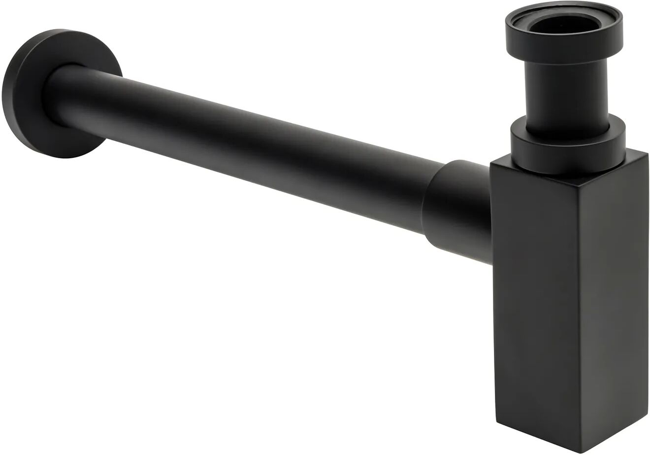 Kronenbach Quara 2.0 Black Design Siphon Quara 2.0 Black Länge Wandrohr: max 32 cm schwarz matt 41.321.100.0000SM