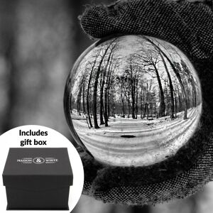 Gadgets Lens Ball 80mm K9 Clear Crystal m/base Maison&White Kommer i eksklusiv gaveeske
