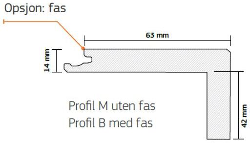 Boen Trappenese 14mm Eik 56x69x2200 B-Hm