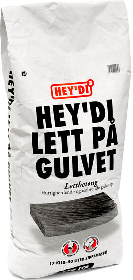 Hey'Di Heydi Lett På Gulvet 17kg Støp