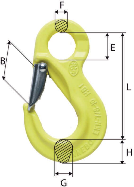 Northstore LASTEKROK GRABIQ EKN-7/8-10 MED SPERRE MAXLAST 2.5 T