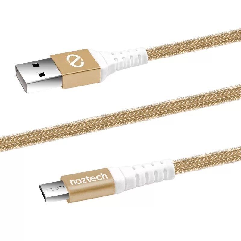Northstore Naztech Micro USB ladekabel gull