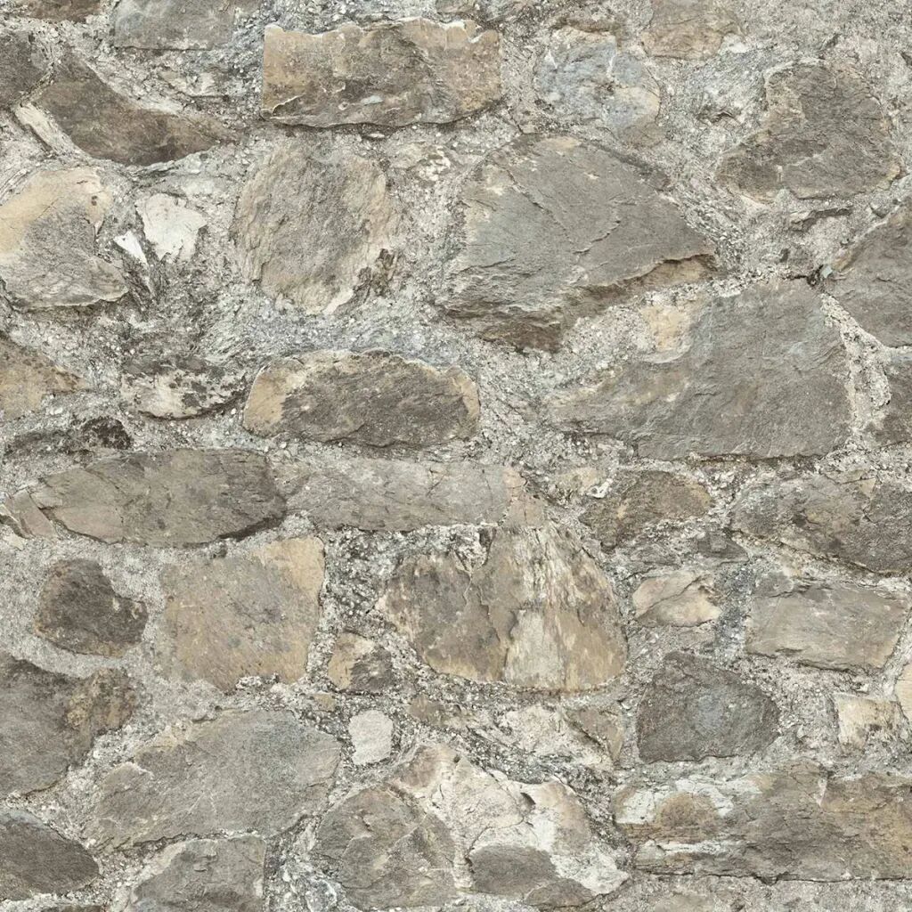 RoomMates Skrell-og-lim veggtapet forvitret stein grå RMK9096WP