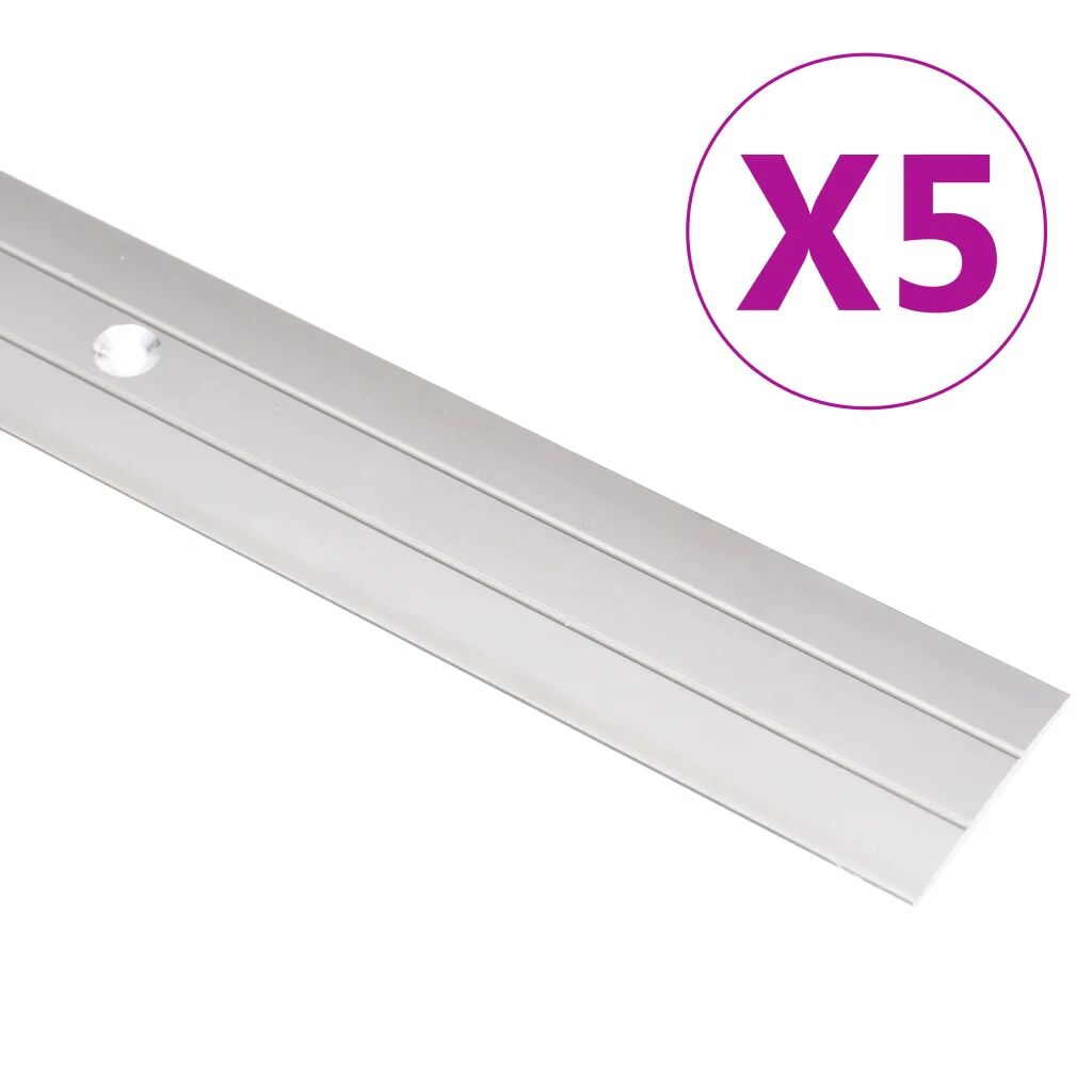 vidaXL Gulvprofiler 5 stk aluminium 90 cm gull