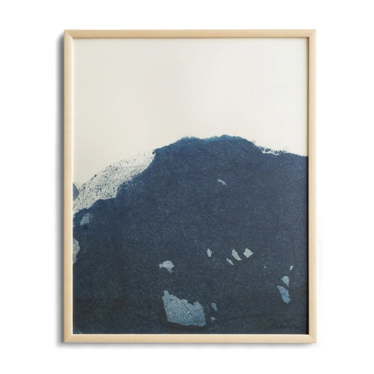 Fine Little Day Dyeforindigo ocean 2 plakat 40 x 50 cm Blå-hvit