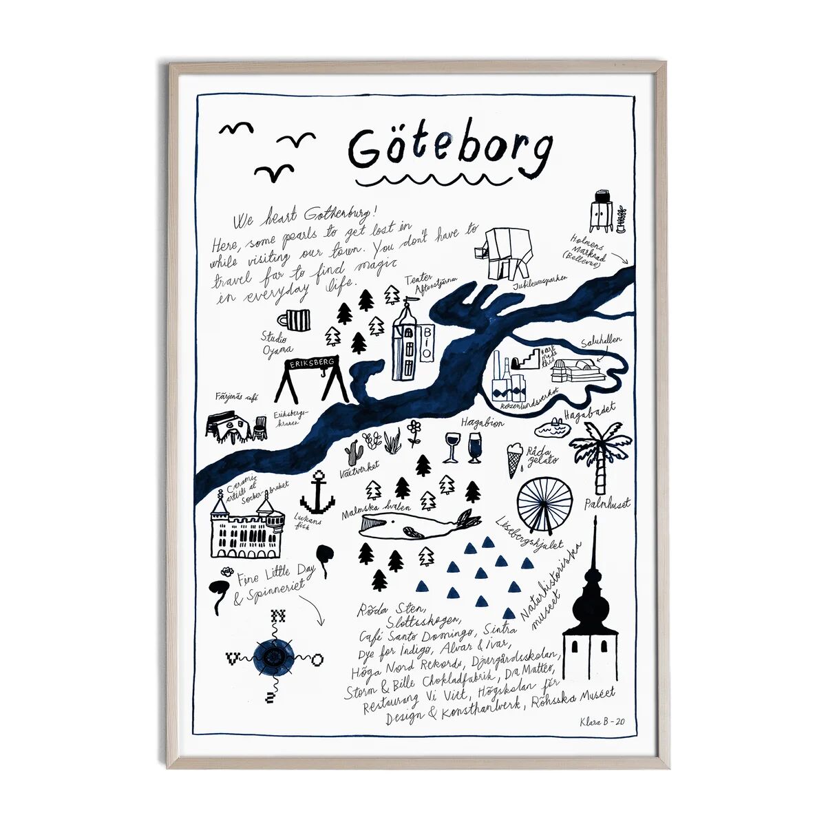 Fine Little Day Göteborg poster 50x70 cm