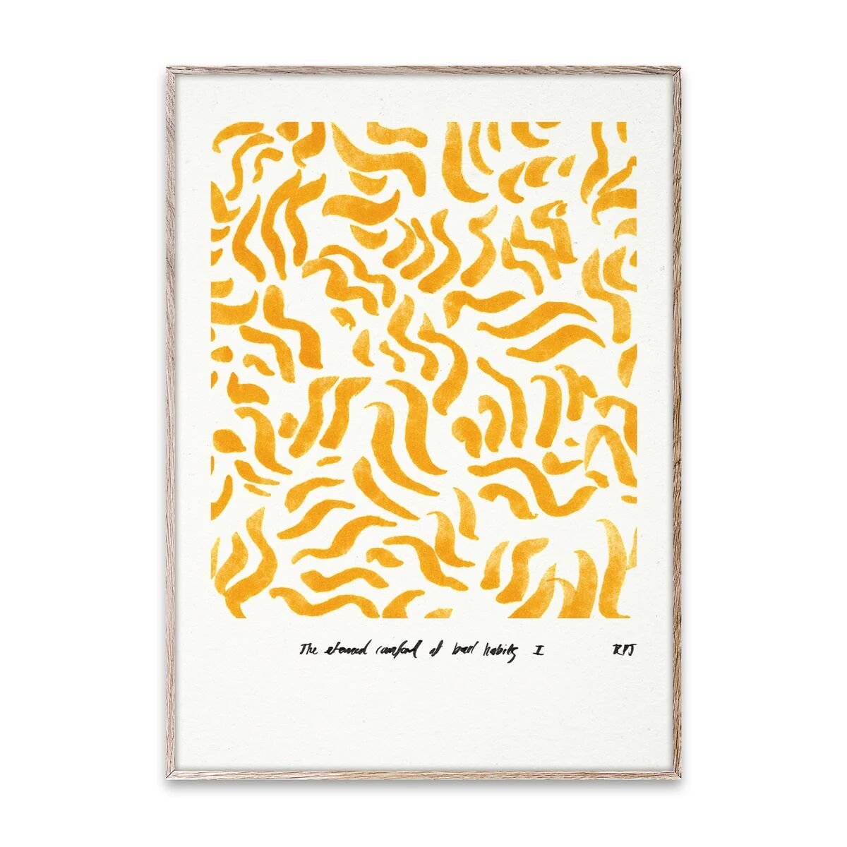 Paper Collective Comfort – Yellow plakat 30 x 40 cm