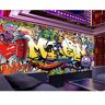 KOMNNI Graffiti Tapety Litery Graffiti 3d Mural Bar Ktv Tło Fototapety Salon Sypialnia Tapeta