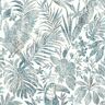 DUTCH WALLCOVERINGS Papel de parede folhas e tucano azul