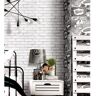 Noordwand Wallpaper Urban Friends & Coffee Stripes cinza e branco