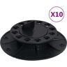 vidaXL Pés ajustáveis para pavimento 10 pcs 25-40 mm