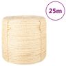 vidaXL Corda 100% sisal 6 mm 25 m