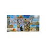 Eternal Parquet Painéis 3D Maxi Hi-Res Revestimento de Parede em Pvc - Mosaico Mar - Realista e Isolante