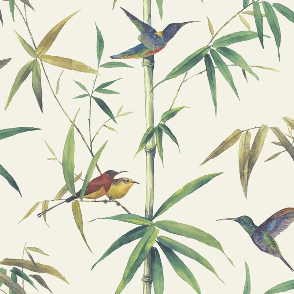 Noordwand Papel de parede Kolibri and Bamboo cru