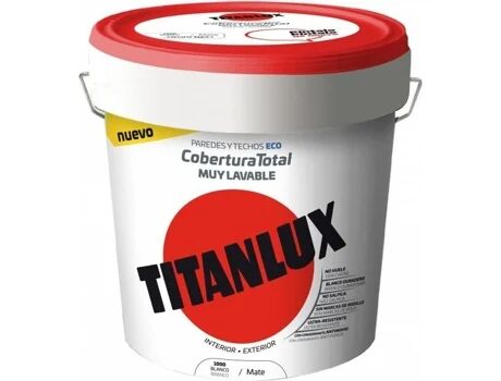 Titanlux Tinta Cobertura Total (Branco - 4 L - Interior e Exterior)