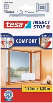 Tesa Rede Mosquiteira para Janelas Insect Stop Comfort Branco