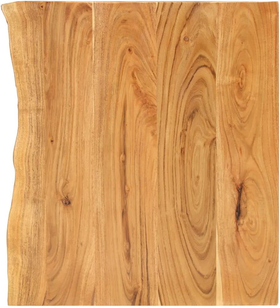 vidaXL Blat lavoar de baie, 80 x 55 x 3,8 cm, lemn masiv de acacia