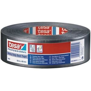 Tesa 4663 Premium Vävtejp Silver, 50 M X 48 Mm, Tejp & Tätningslister