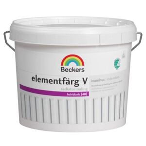 Beckers Elementfärg, V 050547 Halvblank, 3l, Antikvit, Färg & Tapeter