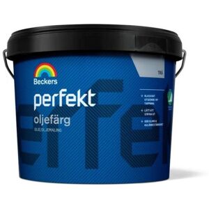 Beckers Oljefärg, Perfekt Halvblank, 10l, Utevit, Färg & Tapeter