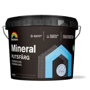 Beckers Putsfärg, Mineral Helmatt, 10l, Utevit, Färg & Tapeter