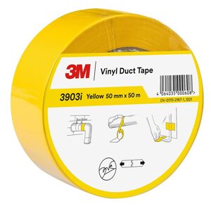 3M Vinylvävtejp 3903i, gul, 50 mm x 50 m