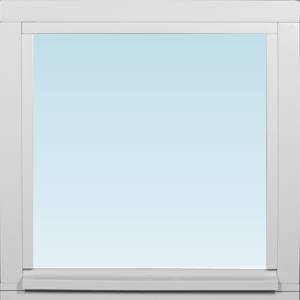 Dala Fönster Df Fast Fönster 480x480mm 1-Luft, Insida Trä Utsida Trä, 3-Glas (5x5)