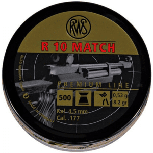 RWS Ammunition RWS R10 Match 4.49mm 0,53g 500st