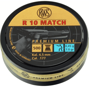 RWS Ammunition RWS Prem-L R10 Match 4,51mm 0,45g 500st