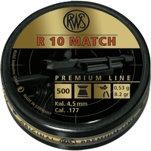 RWS Ammunition RWS R10 Match 4,51mm 0,53g 500st