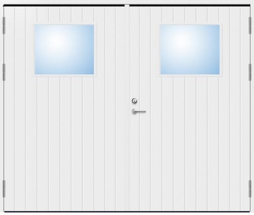 Dörrtema Slagport 21 graders HDF tät stående spårning med glas Modul 20x20