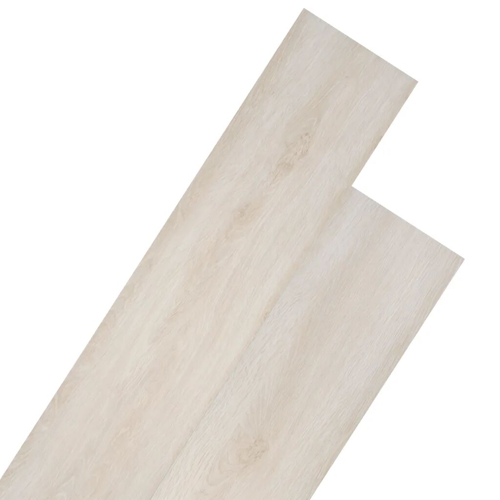 vidaXL Podlahové dosky z PVC 4,46 m² 3 mm, klasický biely dub