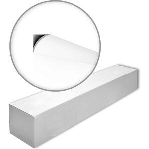 NMC - NE3 PURE-box nomastyl Noel Marquet 1 Box 35 pieces Cornice moulding contemporary design white 70 m - white