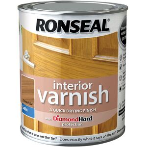 36823 Interior Varnish Quick Dry Satin French Oak 250ml RSLIVSFO250 - Ronseal